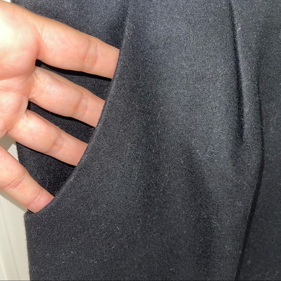 J Crew Black Felted Wool Pocket Mini Skirt 4 - Picture 6 of 14